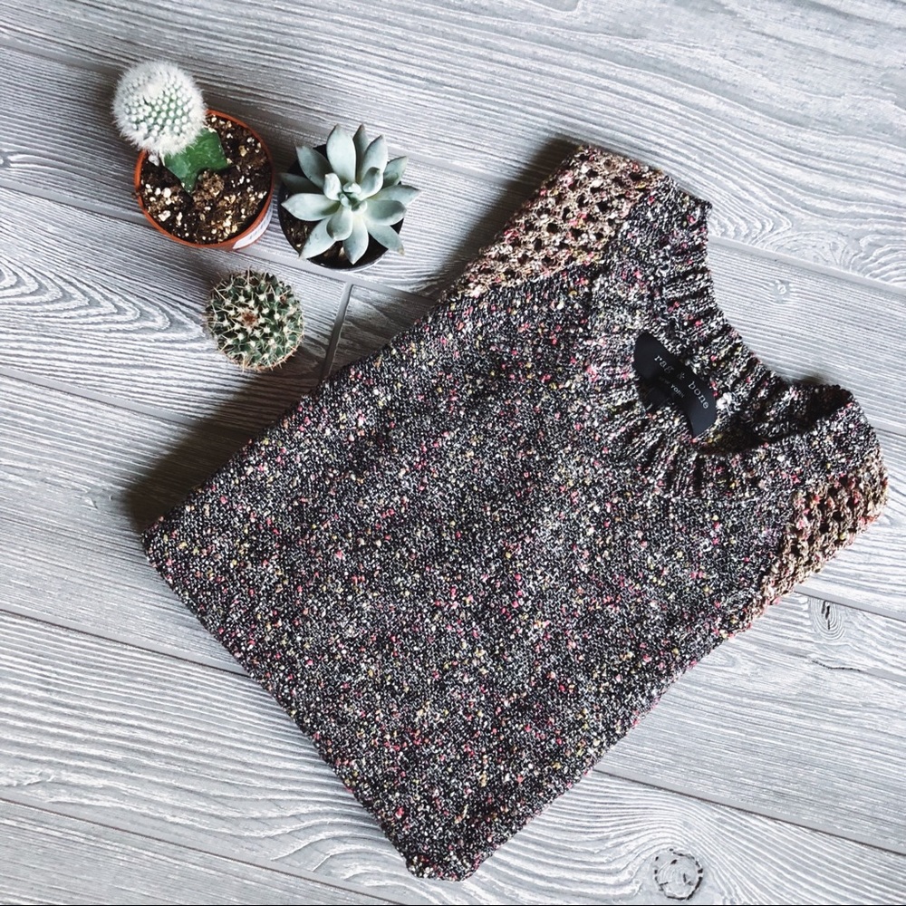 Rag & Bone NEW YORK Lory Marled Boucle Sweater